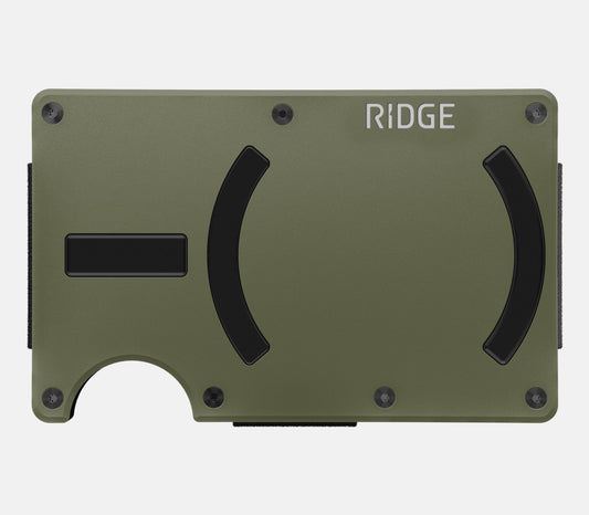Ridge Wallet For MagSafe - Matte Olive
