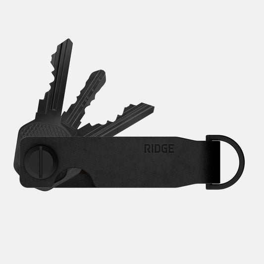 Ridge KeyCase - Midnight Black Leather