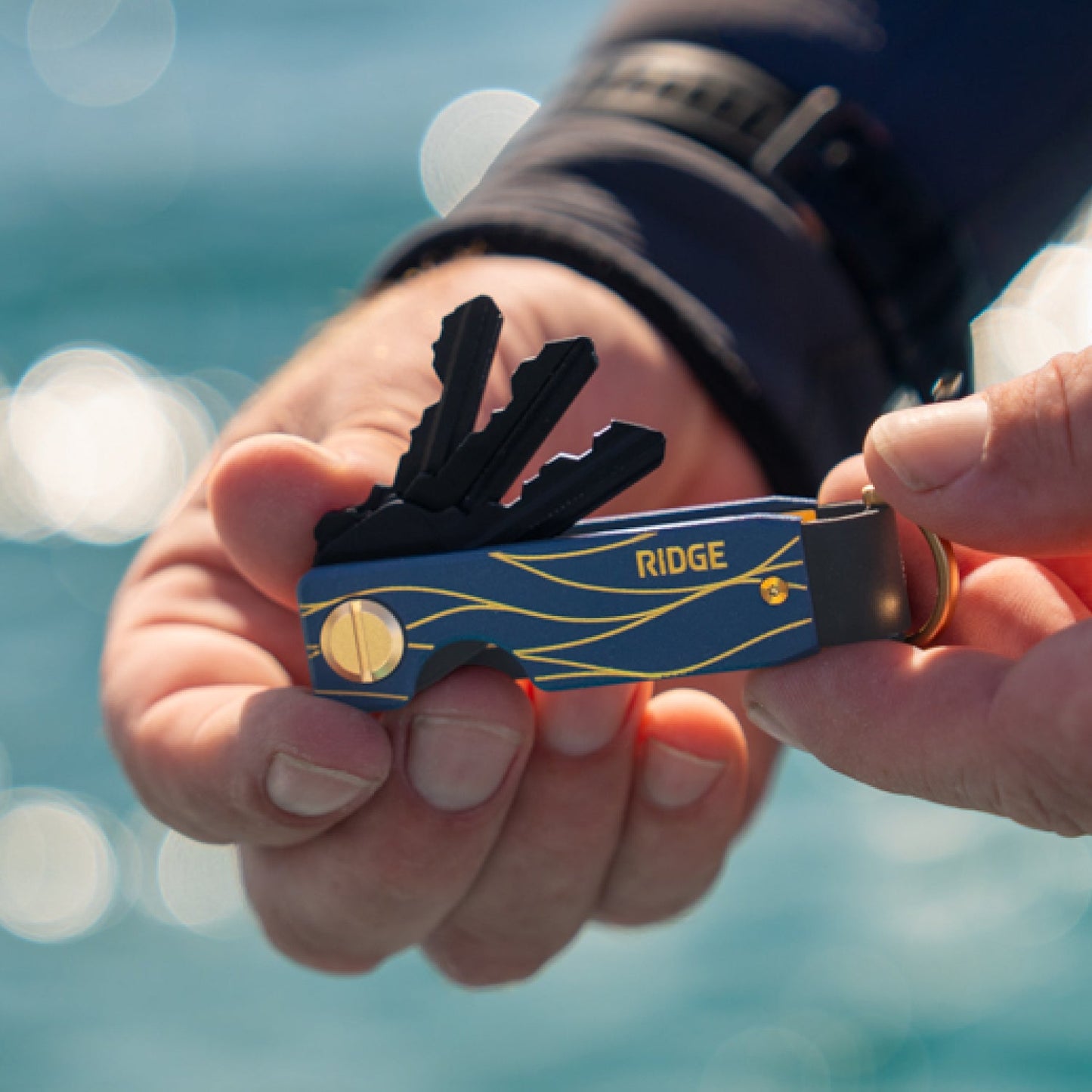Ridge KeyCase - Gold Horizon