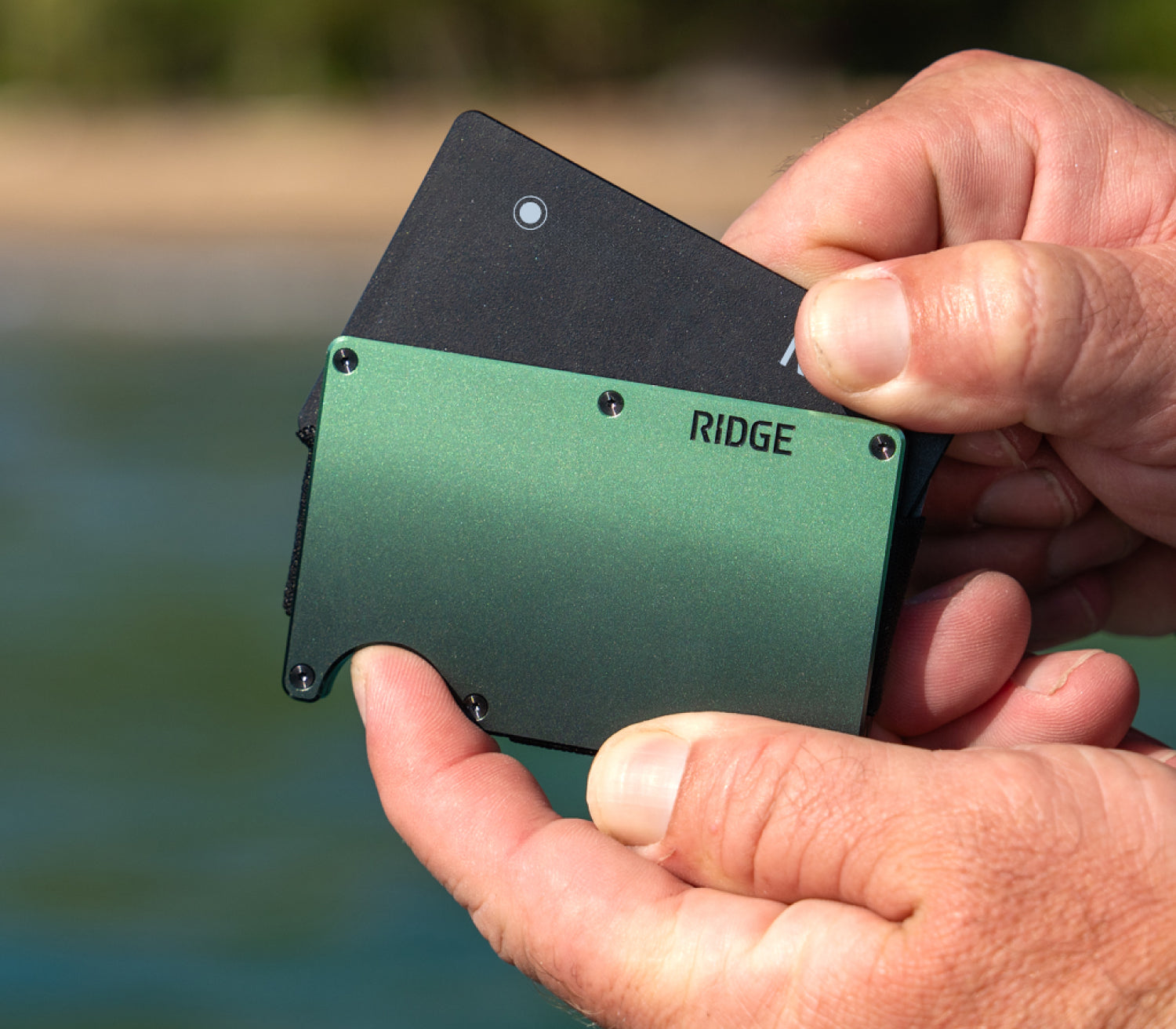 Ridge Wallet - Green Flash