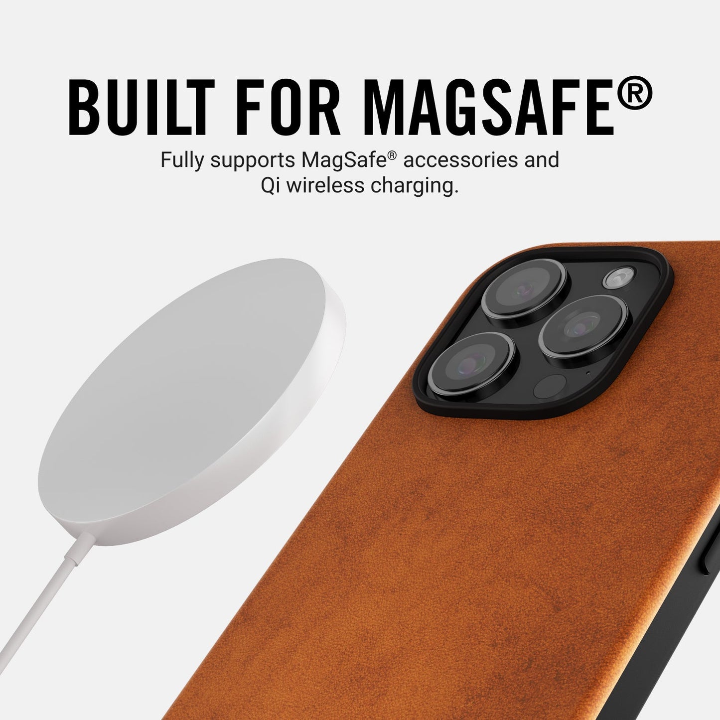 Ridge Phone Case - Tobacco Brown Leather - iPhone 16 Pro